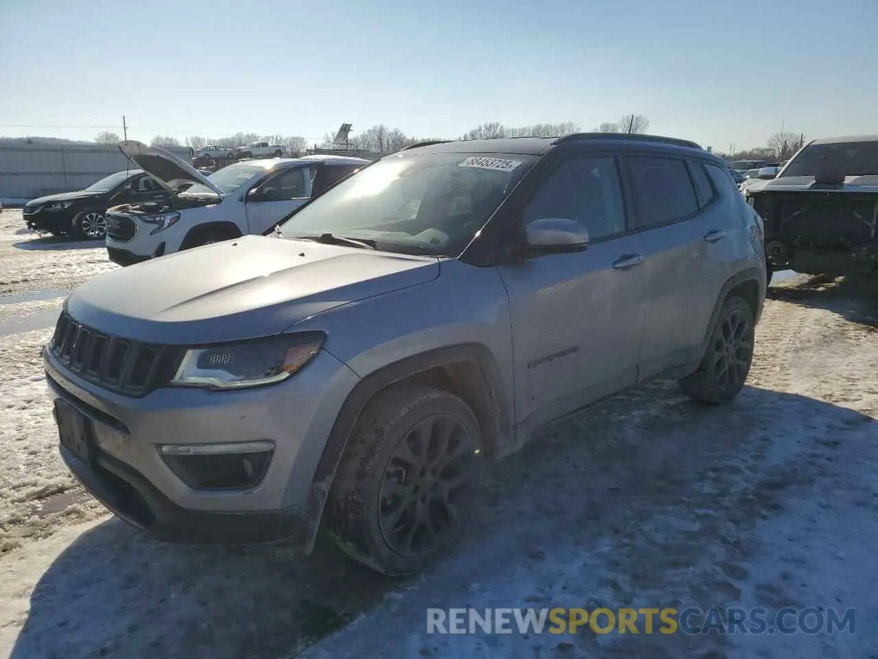 1 fotografías del automóvil dañado 3C4NJDCBXKT745237 JEEP COMPASS 2019
