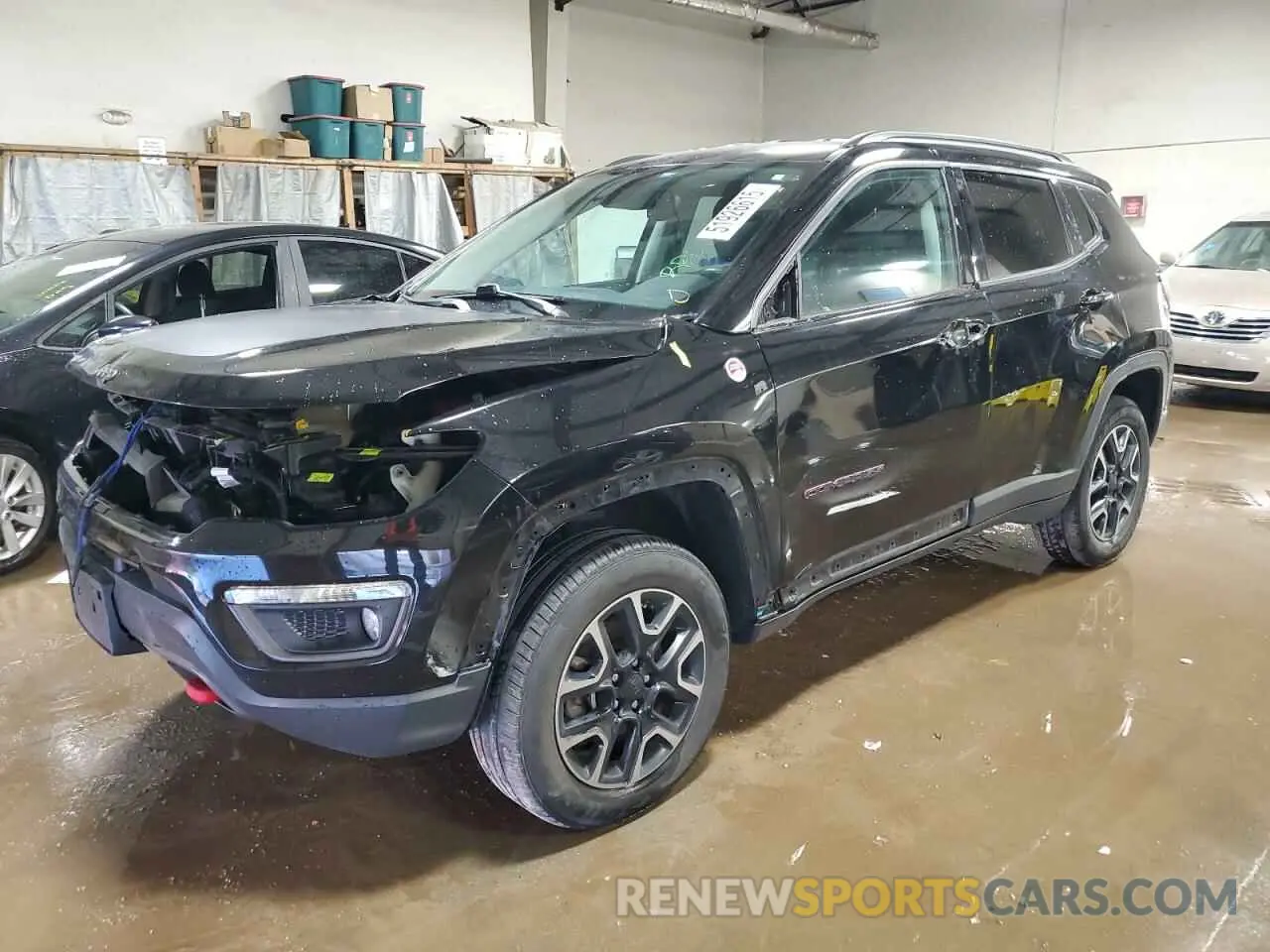 1 fotografías del automóvil dañado 3C4NJDDB1KT660608 JEEP COMPASS 2019