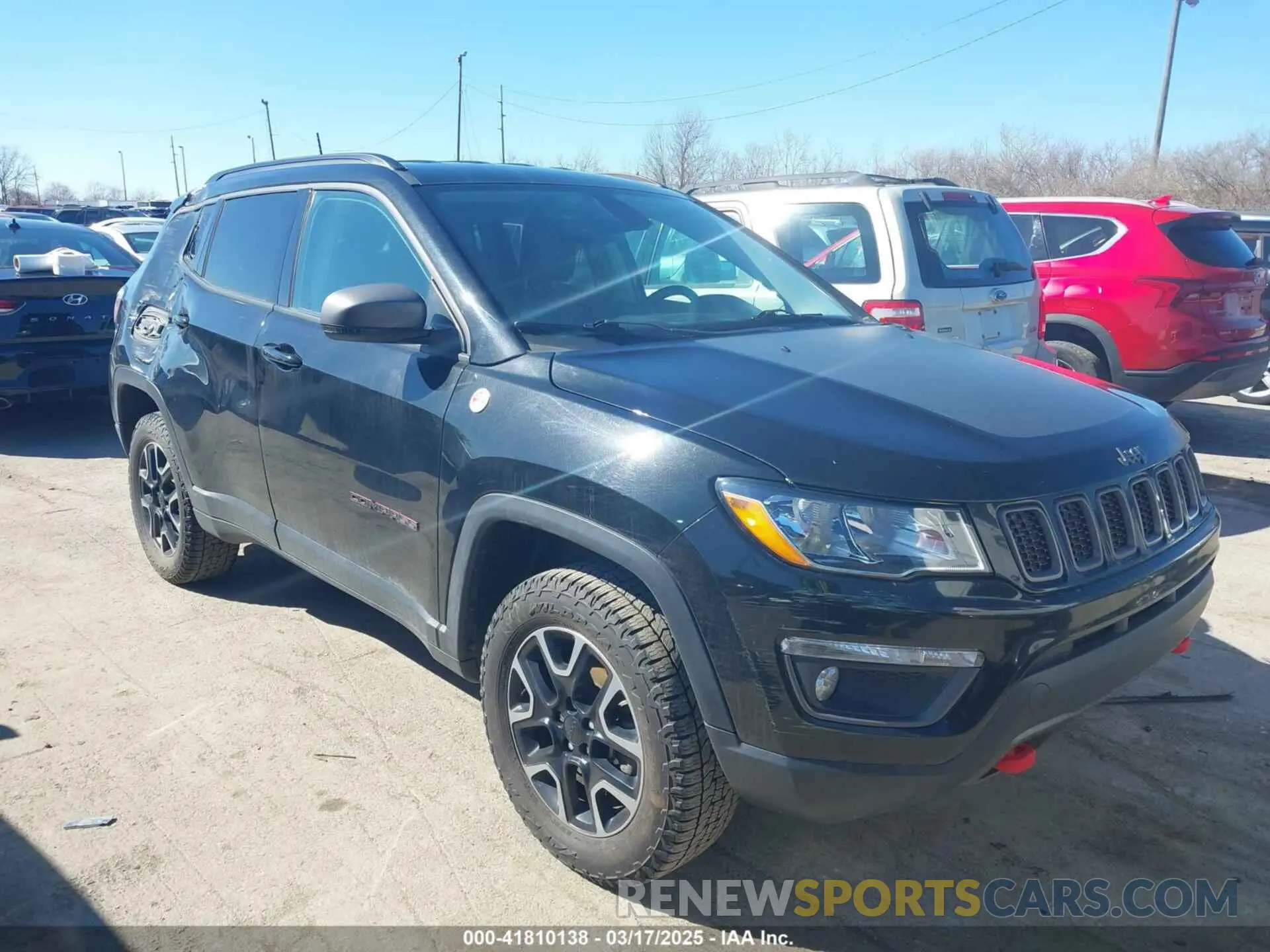 1 fotografías del automóvil dañado 3C4NJDDB1KT671642 JEEP COMPASS 2019