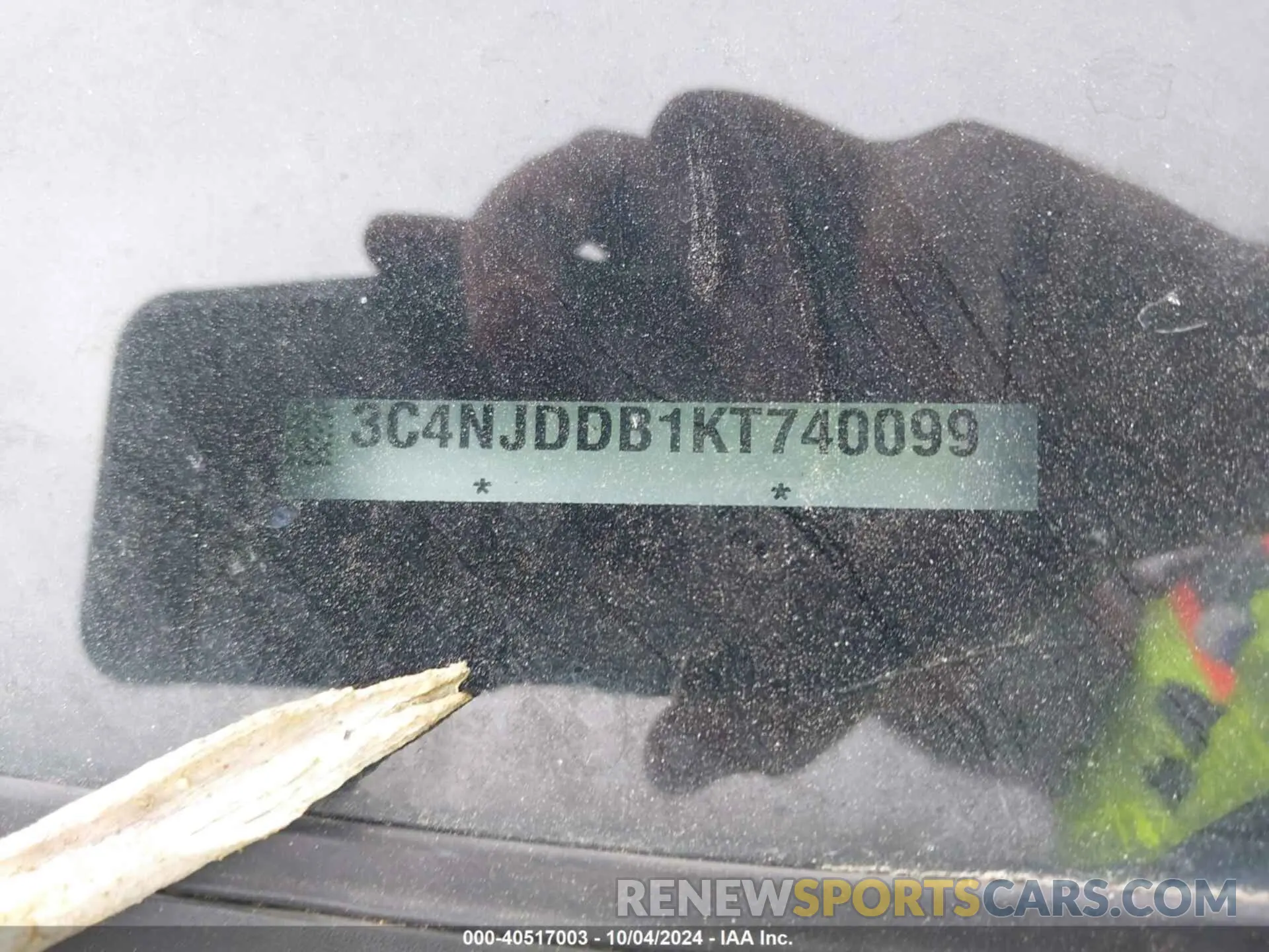 9 fotografías del automóvil dañado 3C4NJDDB1KT740099 JEEP COMPASS 2019