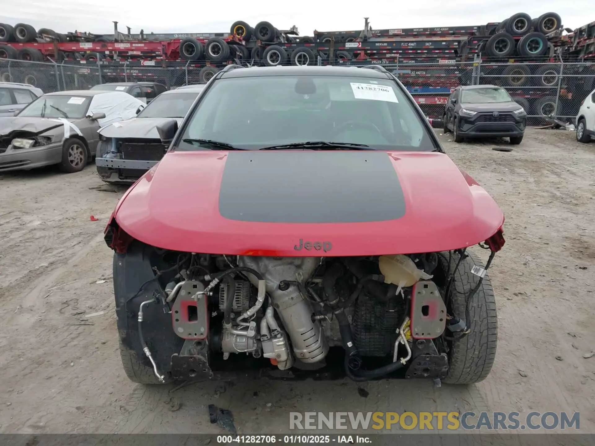 12 fotografías del automóvil dañado 3C4NJDDB1KT780585 JEEP COMPASS 2019