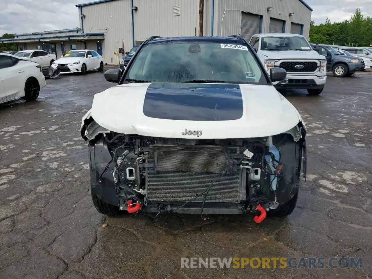 5 fotografías del automóvil dañado 3C4NJDDB3KT594983 JEEP COMPASS 2019