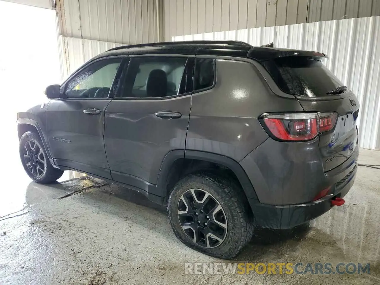 2 fotografías del automóvil dañado 3C4NJDDB3KT721795 JEEP COMPASS 2019