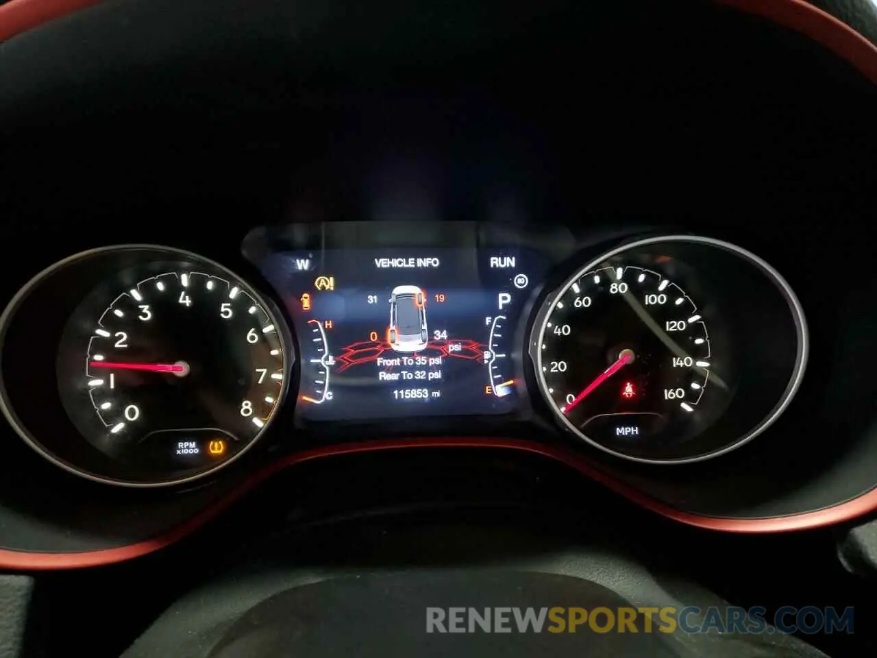 9 fotografías del automóvil dañado 3C4NJDDB3KT721795 JEEP COMPASS 2019