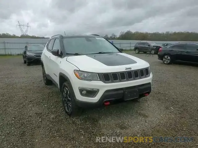 12 fotografías del automóvil dañado 3C4NJDDB4KT790351 JEEP COMPASS 2019