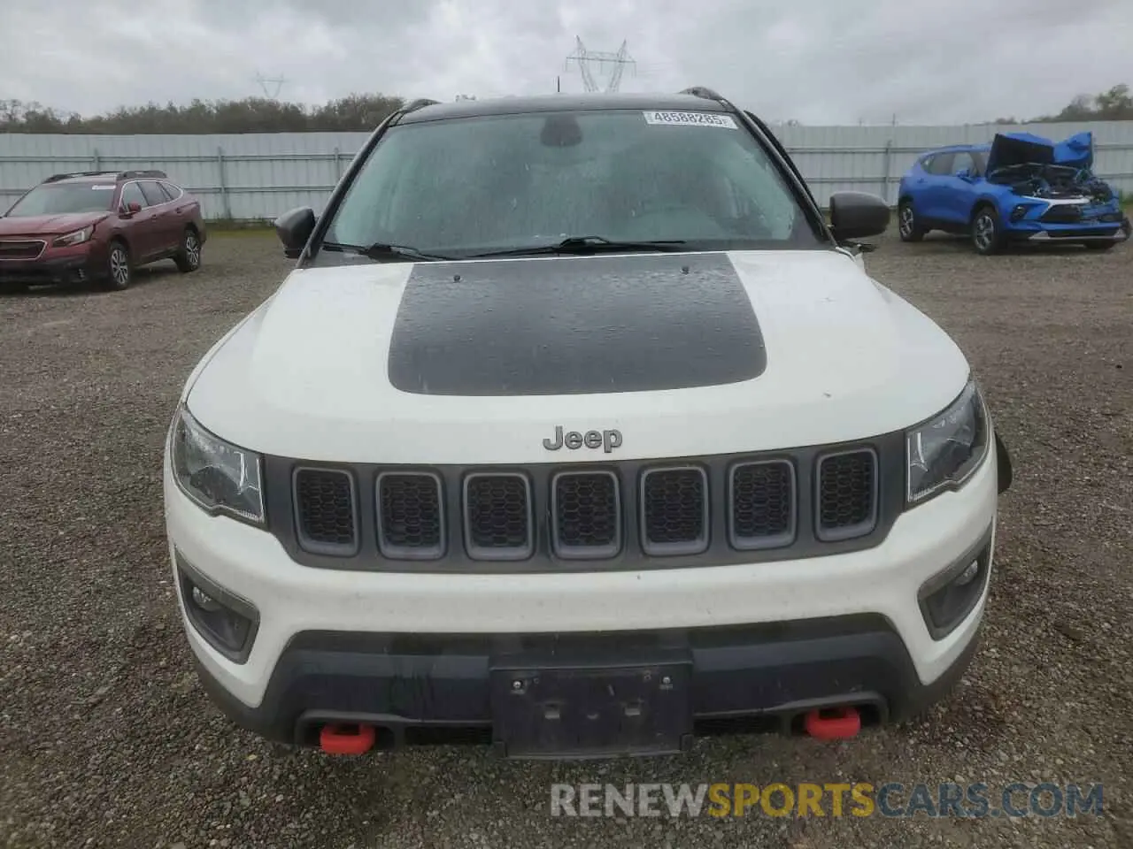 5 fotografías del automóvil dañado 3C4NJDDB4KT790351 JEEP COMPASS 2019