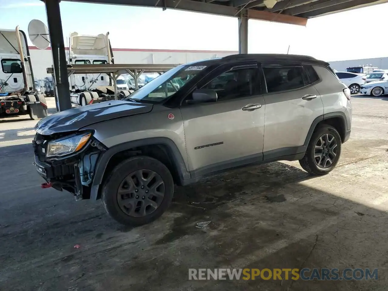 1 fotografías del automóvil dañado 3C4NJDDB5KT721233 JEEP COMPASS 2019