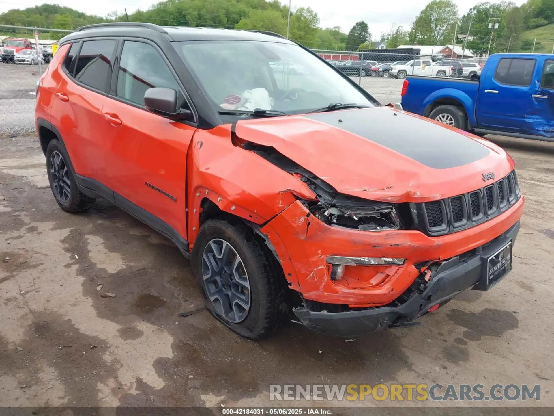 1 fotografías del automóvil dañado 3C4NJDDB5KT754054 JEEP COMPASS 2019