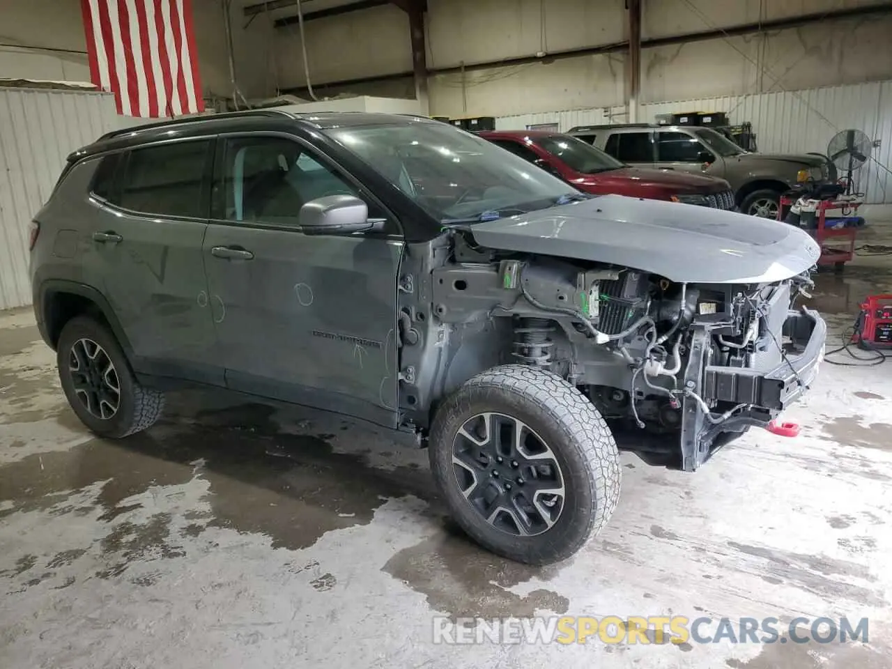 4 fotografías del automóvil dañado 3C4NJDDB5KT799253 JEEP COMPASS 2019