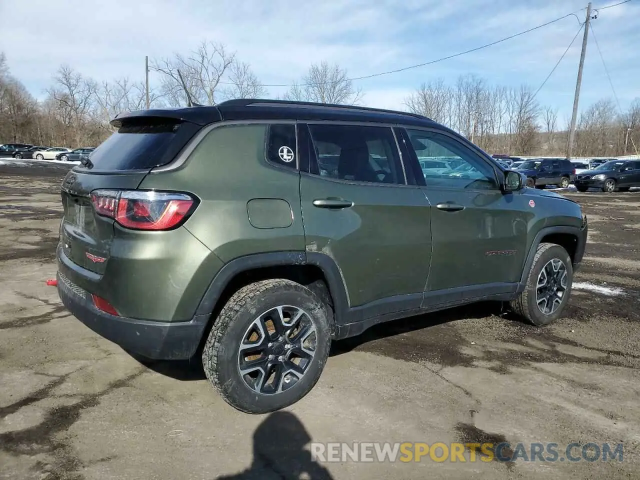 3 fotografías del automóvil dañado 3C4NJDDB5KT799866 JEEP COMPASS 2019
