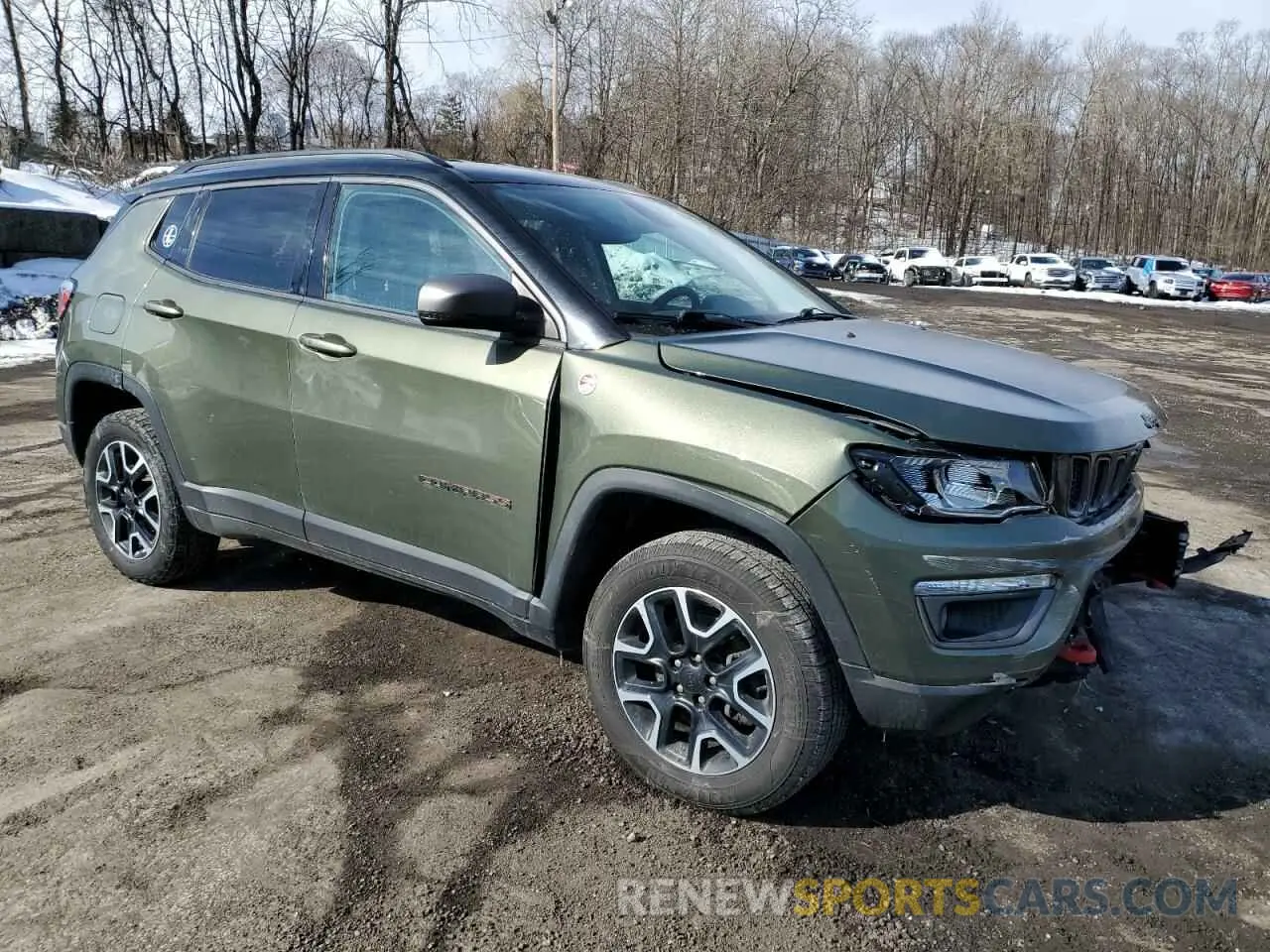 4 fotografías del automóvil dañado 3C4NJDDB5KT799866 JEEP COMPASS 2019
