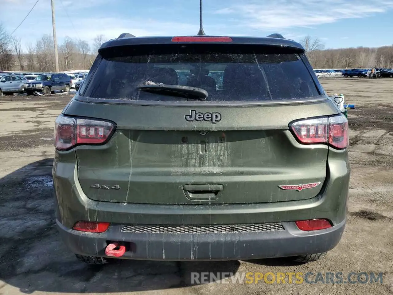 6 fotografías del automóvil dañado 3C4NJDDB5KT799866 JEEP COMPASS 2019