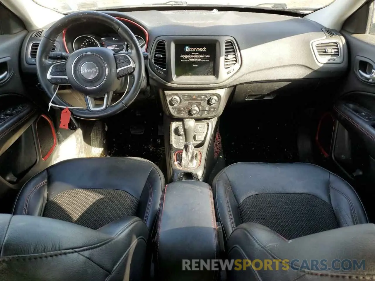 8 fotografías del automóvil dañado 3C4NJDDB5KT799866 JEEP COMPASS 2019