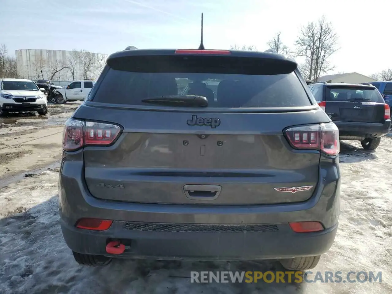 6 fotografías del automóvil dañado 3C4NJDDB6KT688405 JEEP COMPASS 2019