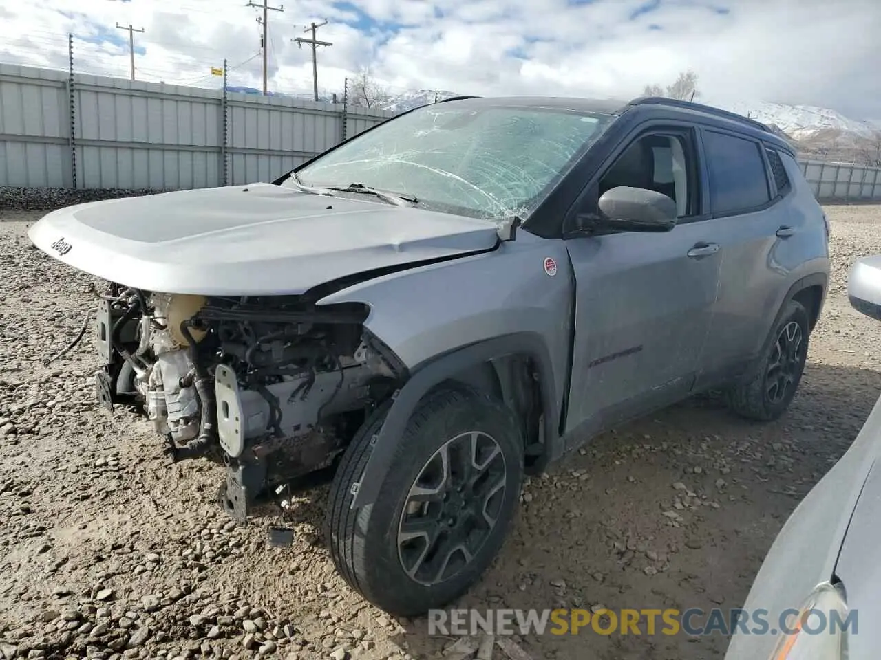 1 fotografías del automóvil dañado 3C4NJDDB7KT661987 JEEP COMPASS 2019
