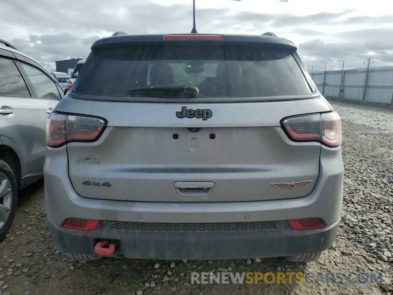 6 fotografías del automóvil dañado 3C4NJDDB7KT661987 JEEP COMPASS 2019