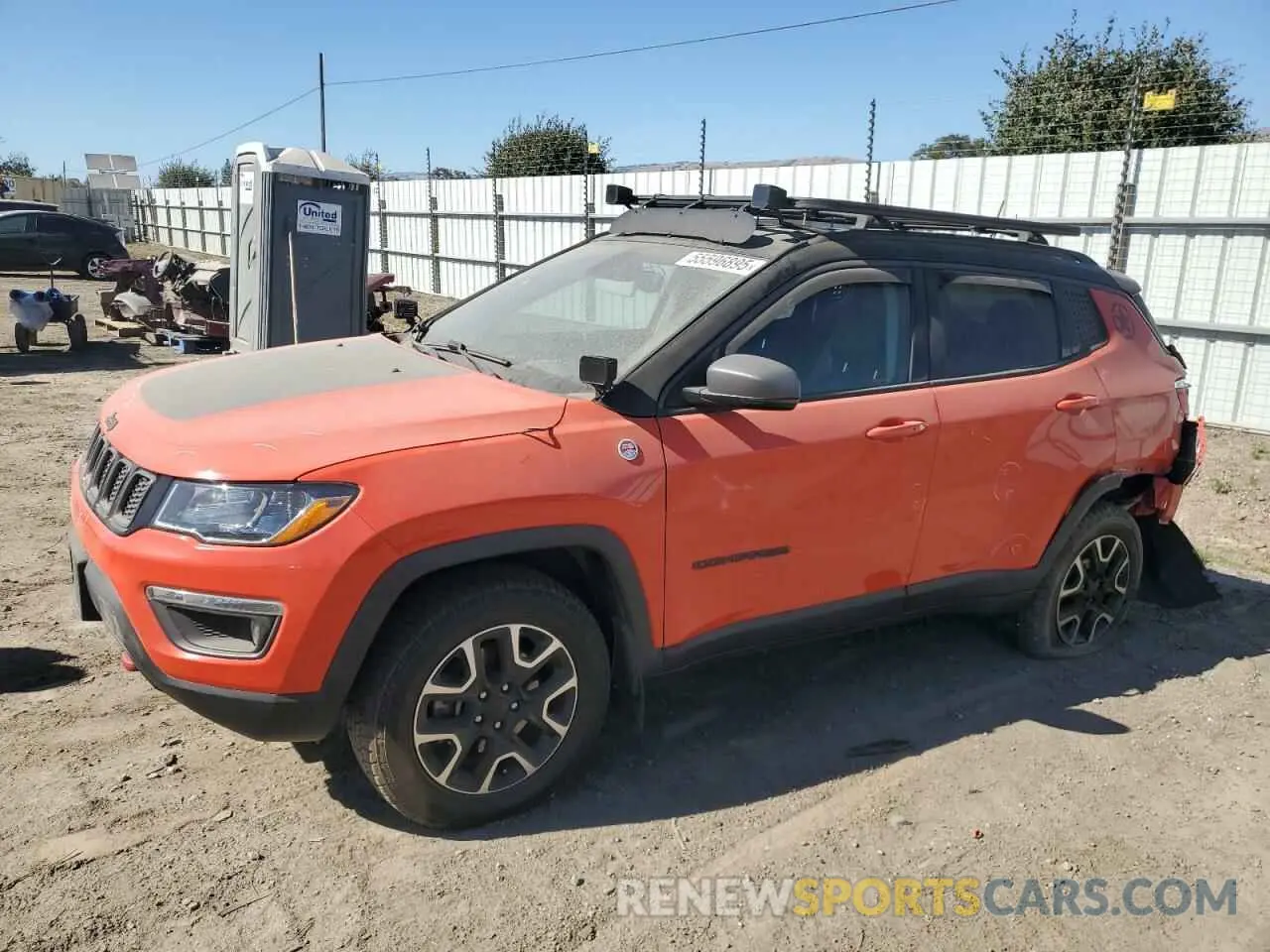 1 fotografías del automóvil dañado 3C4NJDDB7KT795995 JEEP COMPASS 2019