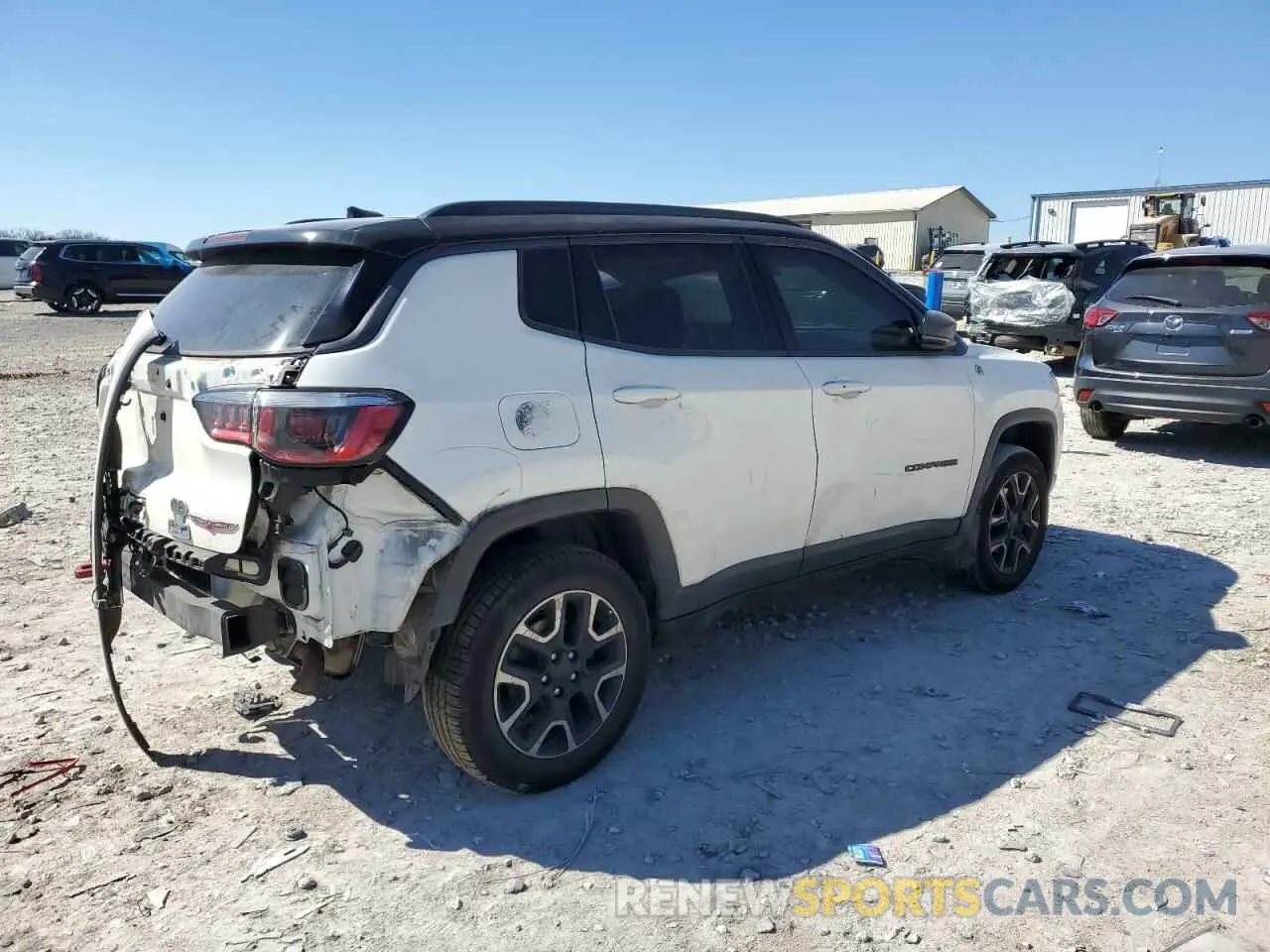 3 fotografías del automóvil dañado 3C4NJDDB8KT721453 JEEP COMPASS 2019