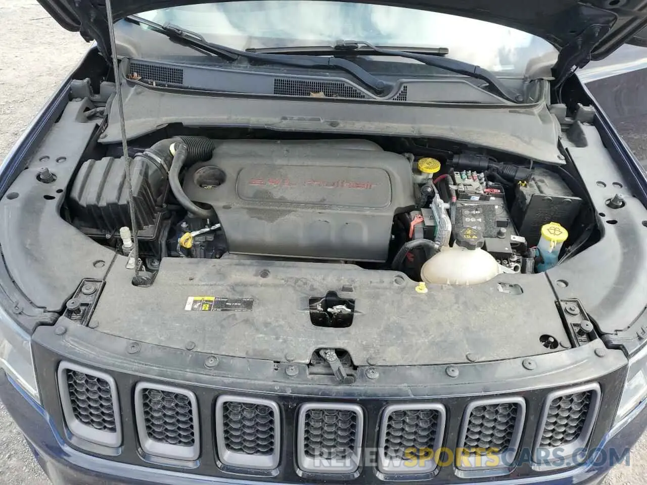 14 fotografías del automóvil dañado 3C4NJDDB9KT790278 JEEP COMPASS 2019