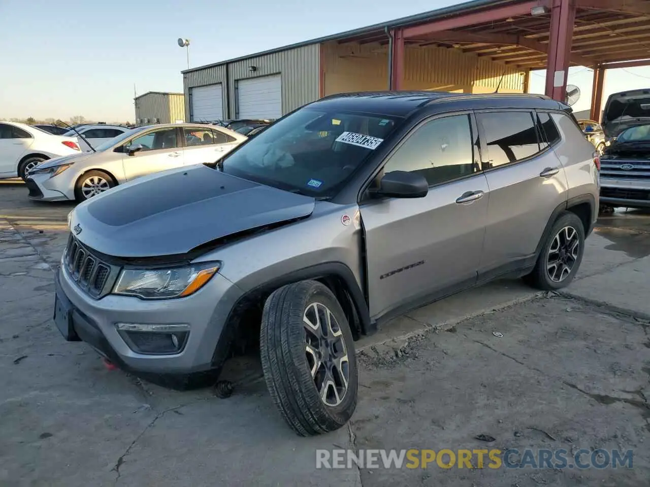 1 fotografías del automóvil dañado 3C4NJDDBXKT722037 JEEP COMPASS 2019