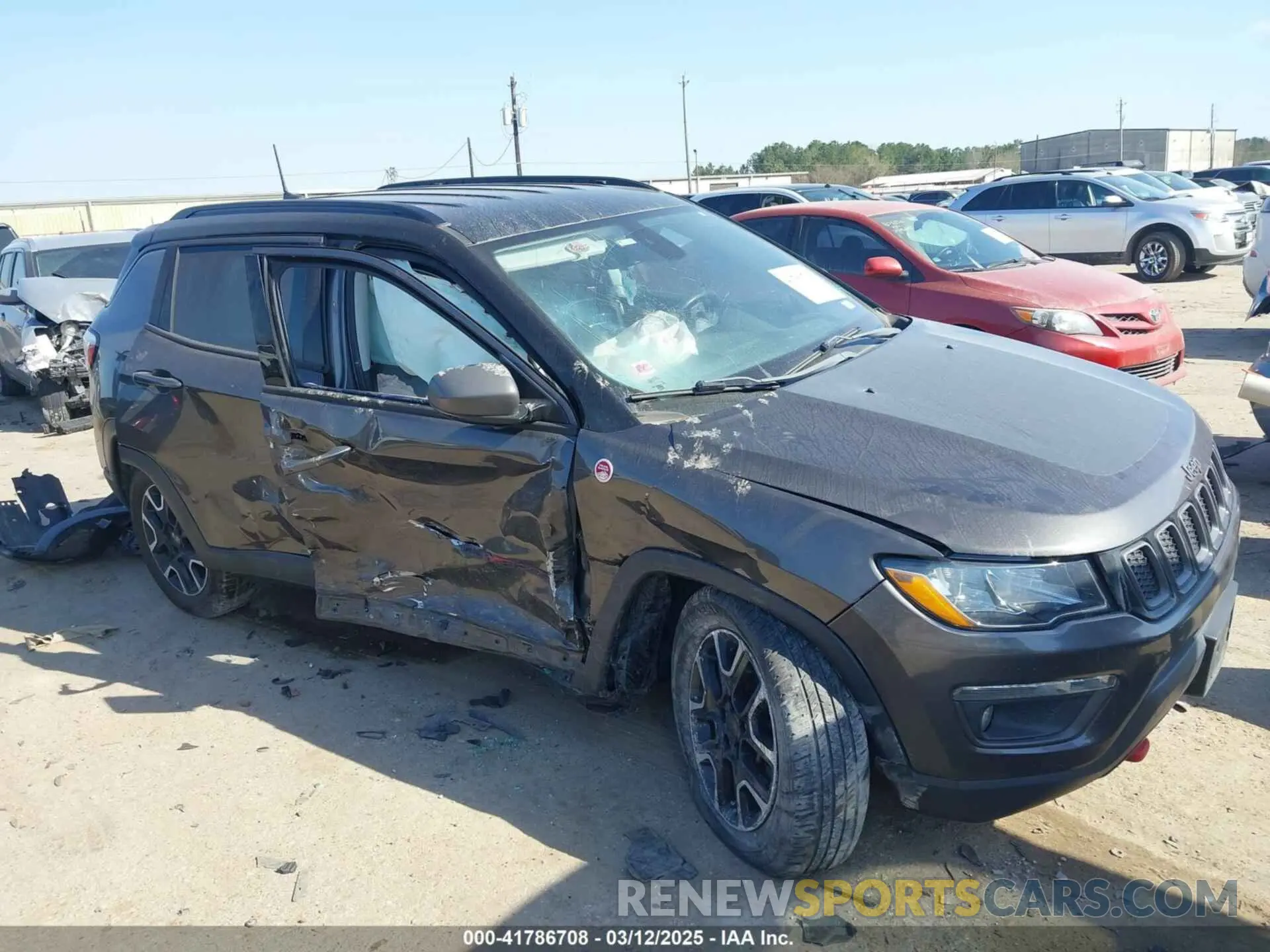 1 fotografías del automóvil dañado 3C4NJDDBXKT811171 JEEP COMPASS 2019
