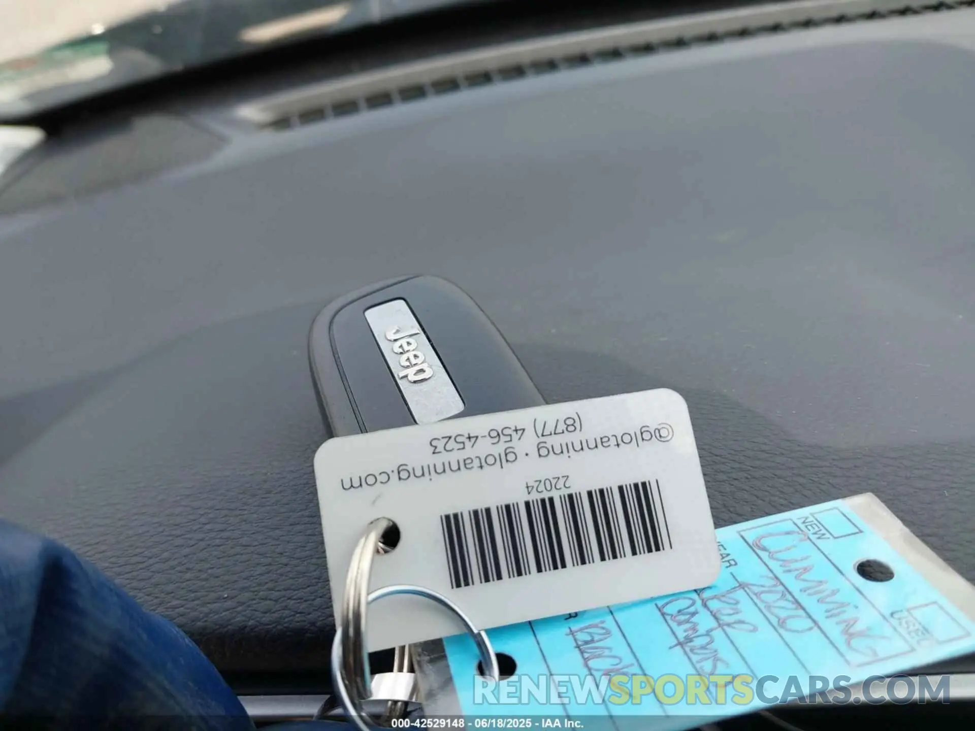 11 fotografías del automóvil dañado 3C4NJCAB6LT141490 JEEP COMPASS 2020
