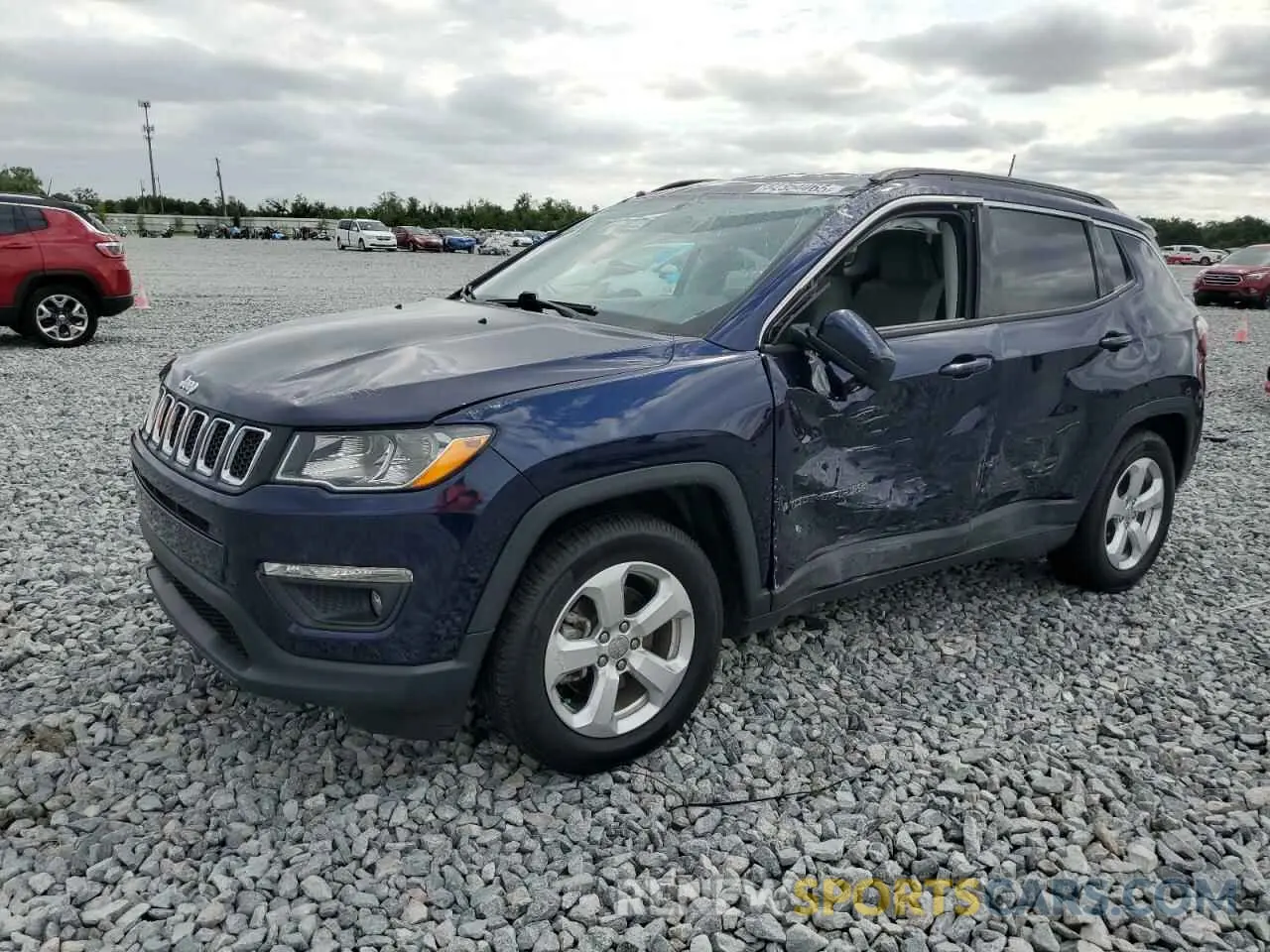 1 fotografías del automóvil dañado 3C4NJCBB2LT159063 JEEP COMPASS 2020