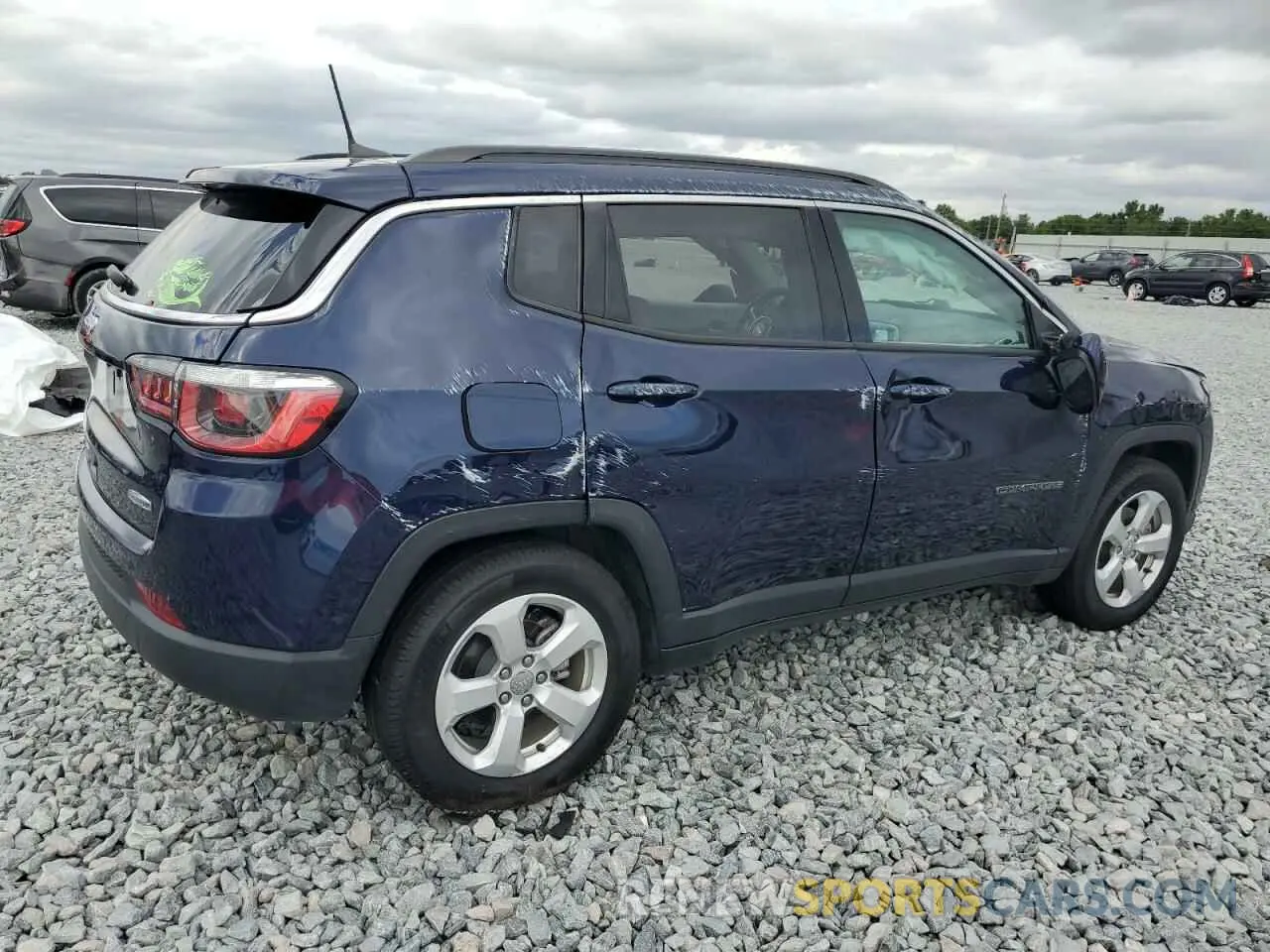 3 fotografías del automóvil dañado 3C4NJCBB2LT159063 JEEP COMPASS 2020