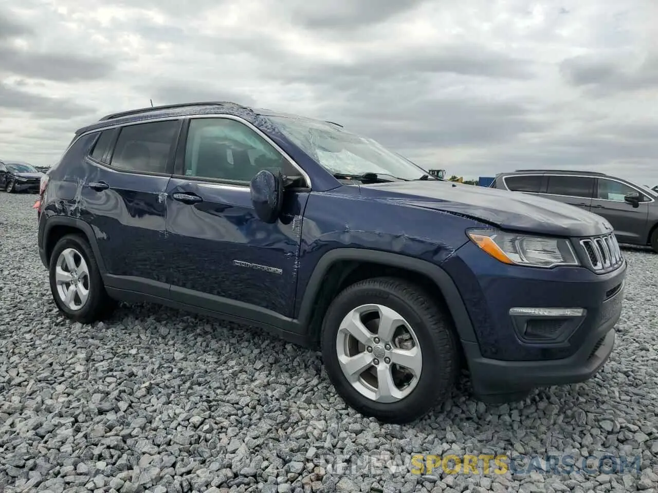 4 fotografías del automóvil dañado 3C4NJCBB2LT159063 JEEP COMPASS 2020