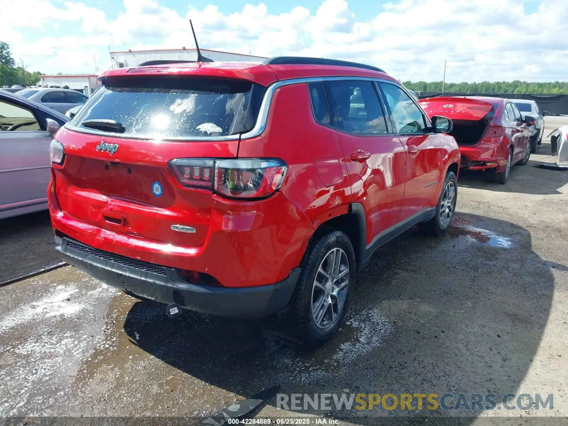 4 fotografías del automóvil dañado 3C4NJCBB2LT205894 JEEP COMPASS 2020