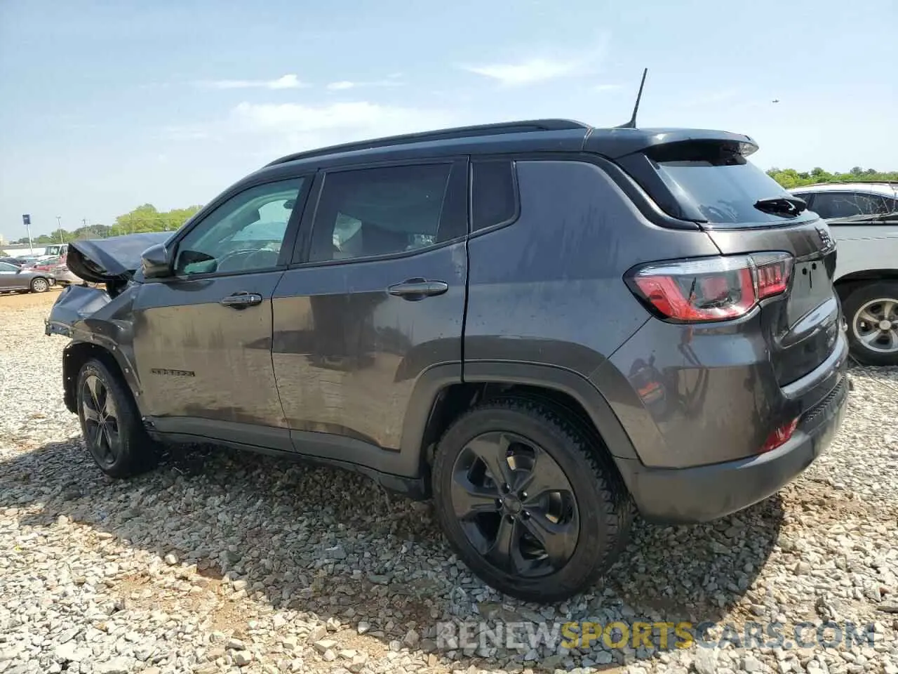 2 fotografías del automóvil dañado 3C4NJCBB3LT229797 JEEP COMPASS 2020