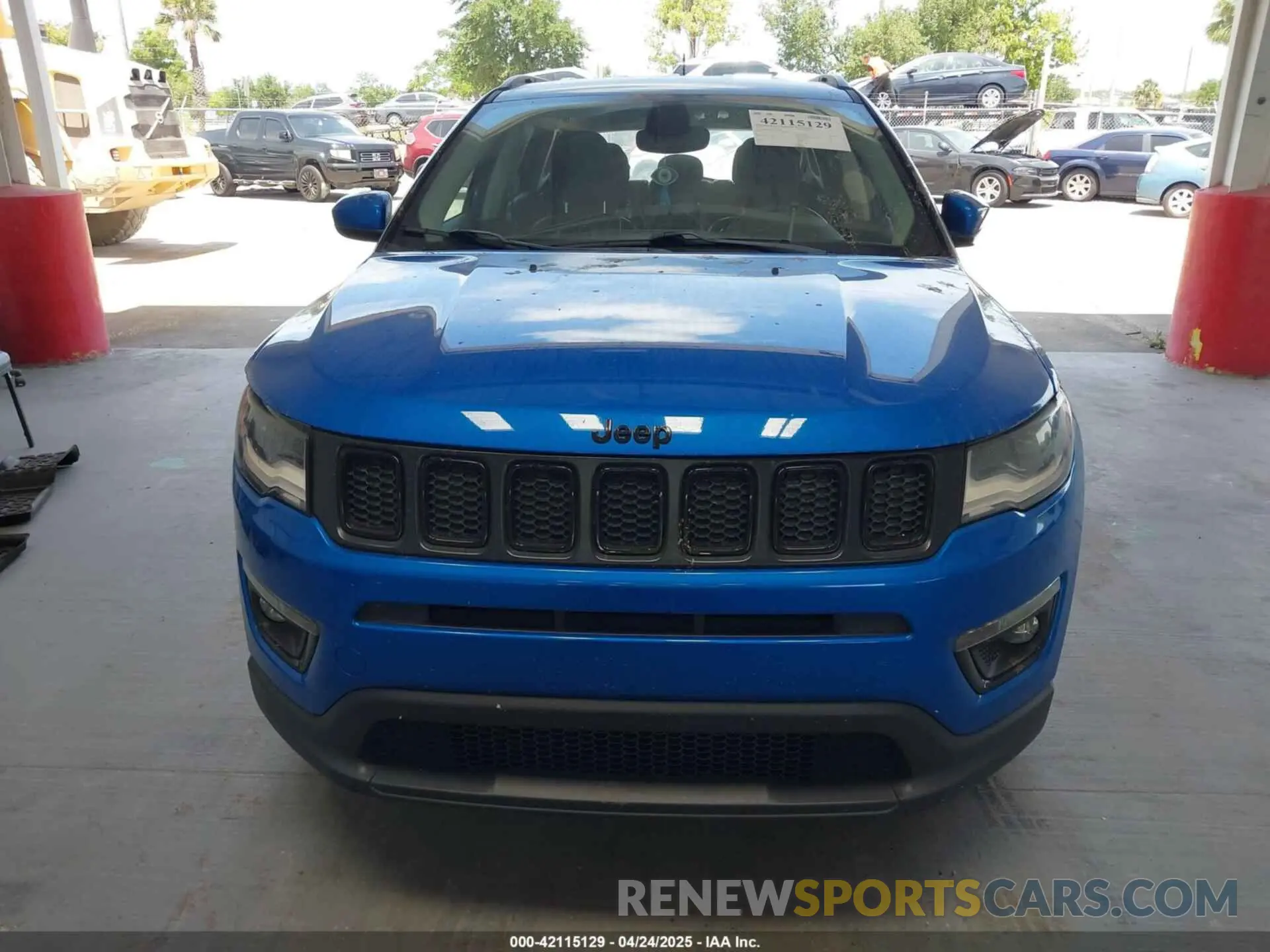 12 fotografías del automóvil dañado 3C4NJCBB3LT257440 JEEP COMPASS 2020