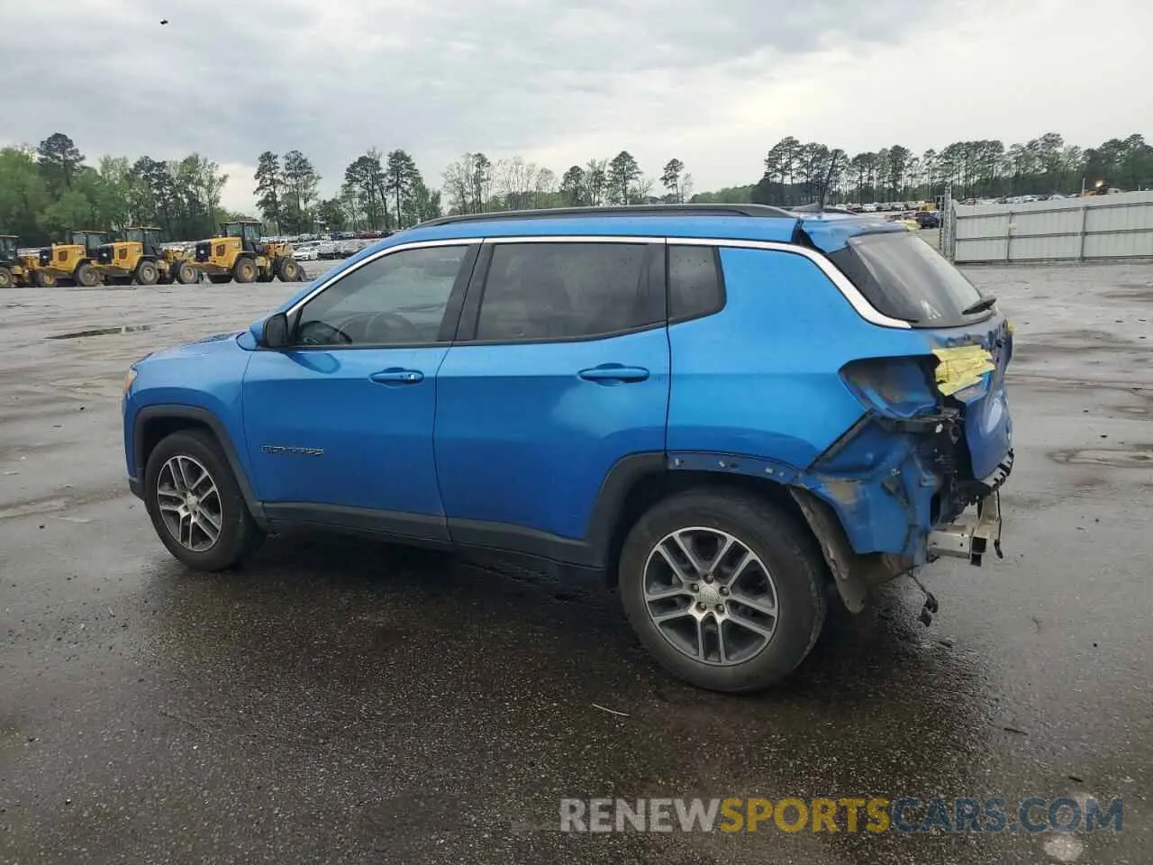 2 fotografías del automóvil dañado 3C4NJCBB3LT258572 JEEP COMPASS 2020