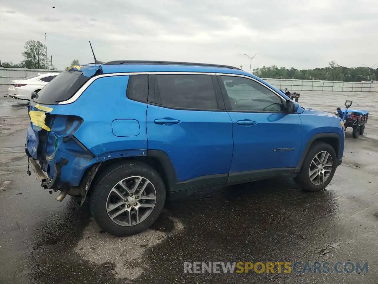 3 fotografías del automóvil dañado 3C4NJCBB3LT258572 JEEP COMPASS 2020