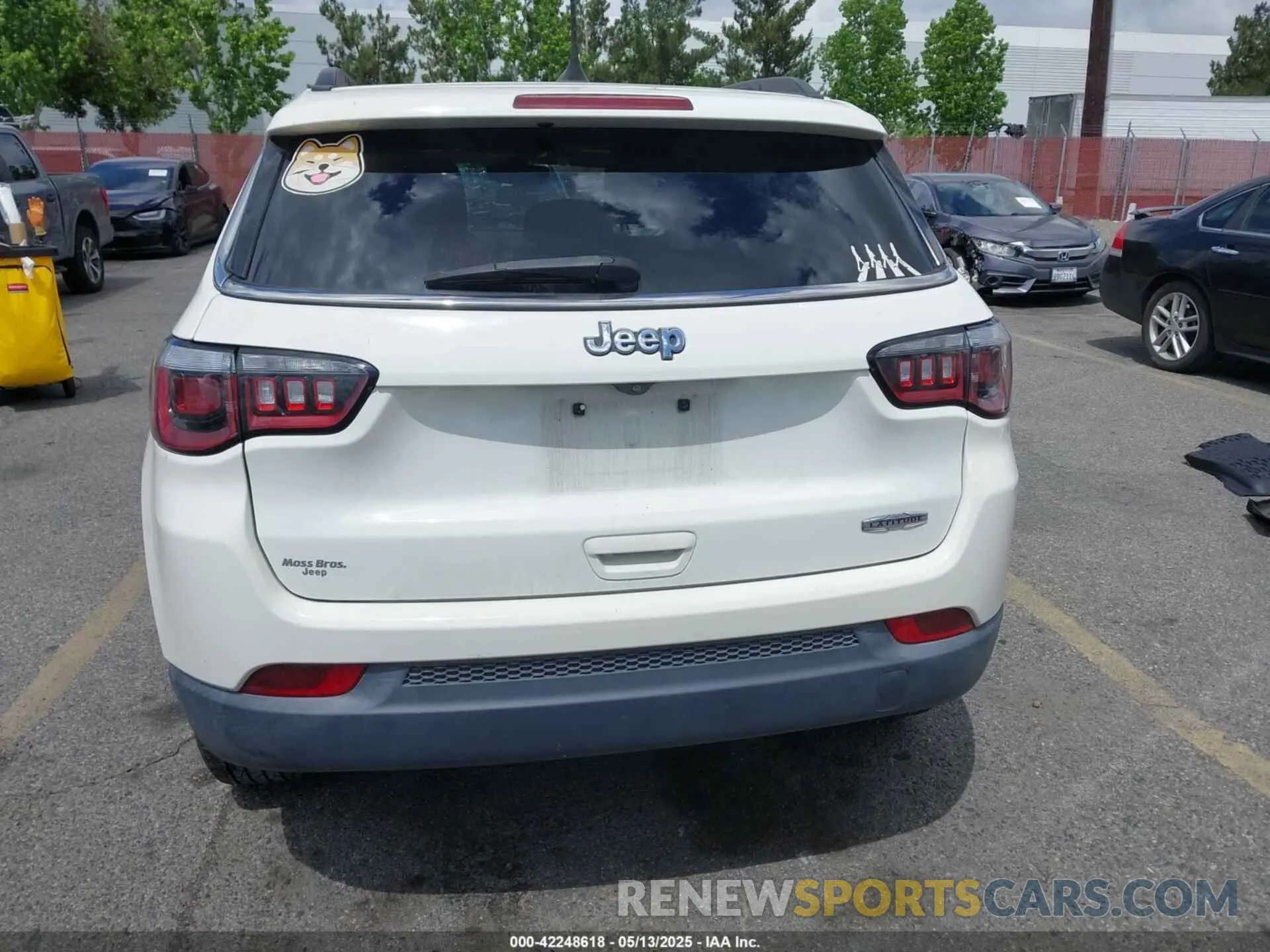 16 fotografías del automóvil dañado 3C4NJCBB4LT141695 JEEP COMPASS 2020