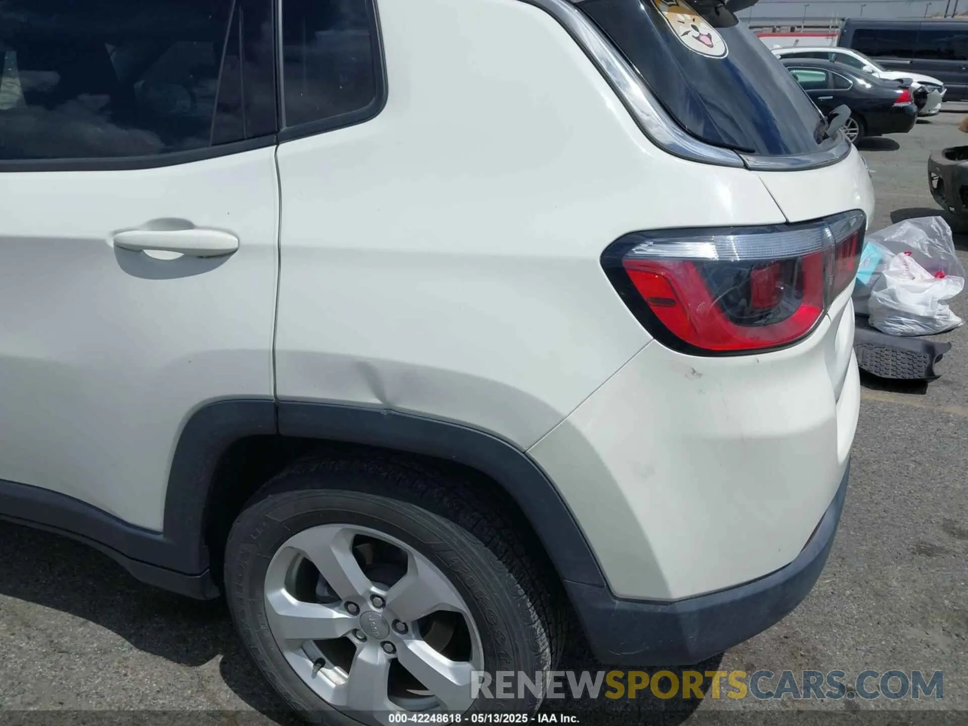 18 fotografías del automóvil dañado 3C4NJCBB4LT141695 JEEP COMPASS 2020
