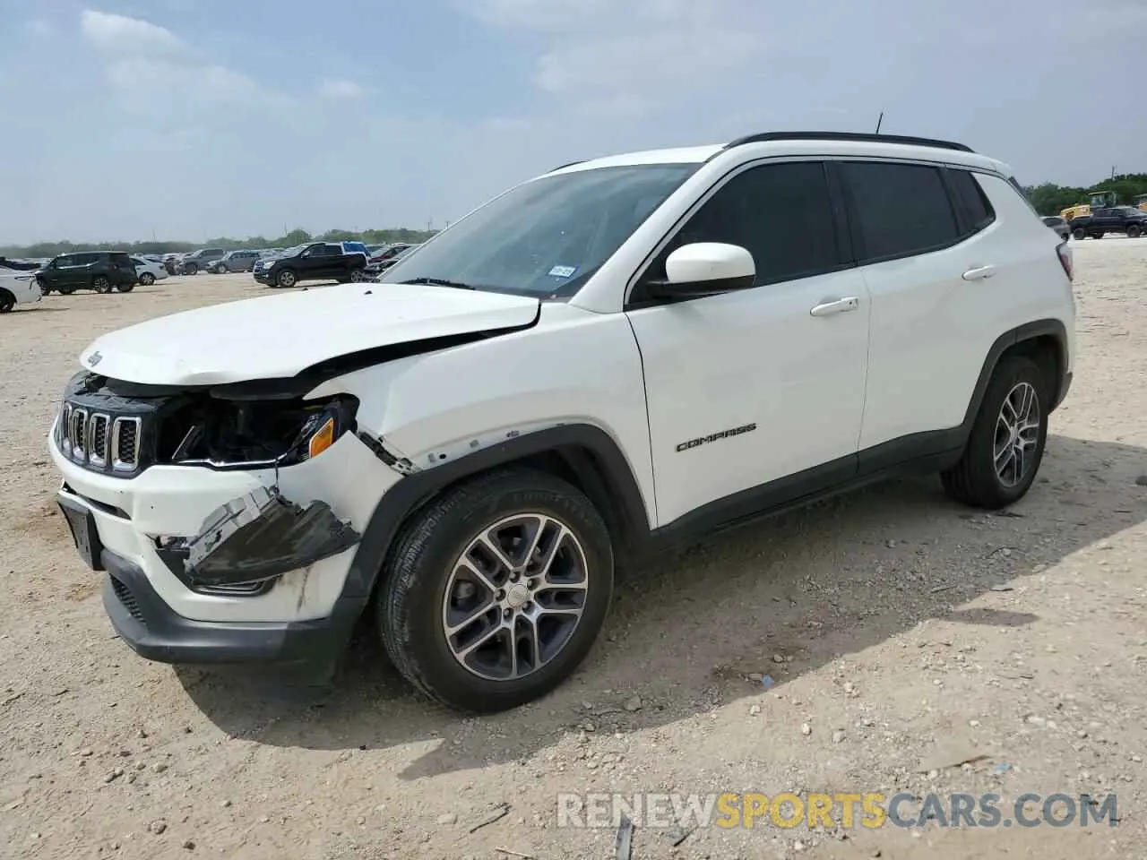 1 fotografías del automóvil dañado 3C4NJCBB4LT142992 JEEP COMPASS 2020