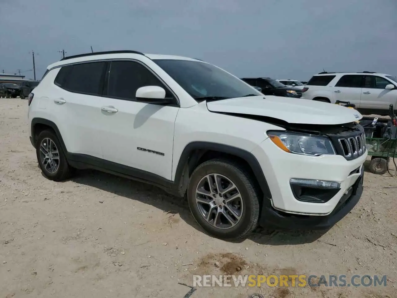 4 fotografías del automóvil dañado 3C4NJCBB4LT142992 JEEP COMPASS 2020