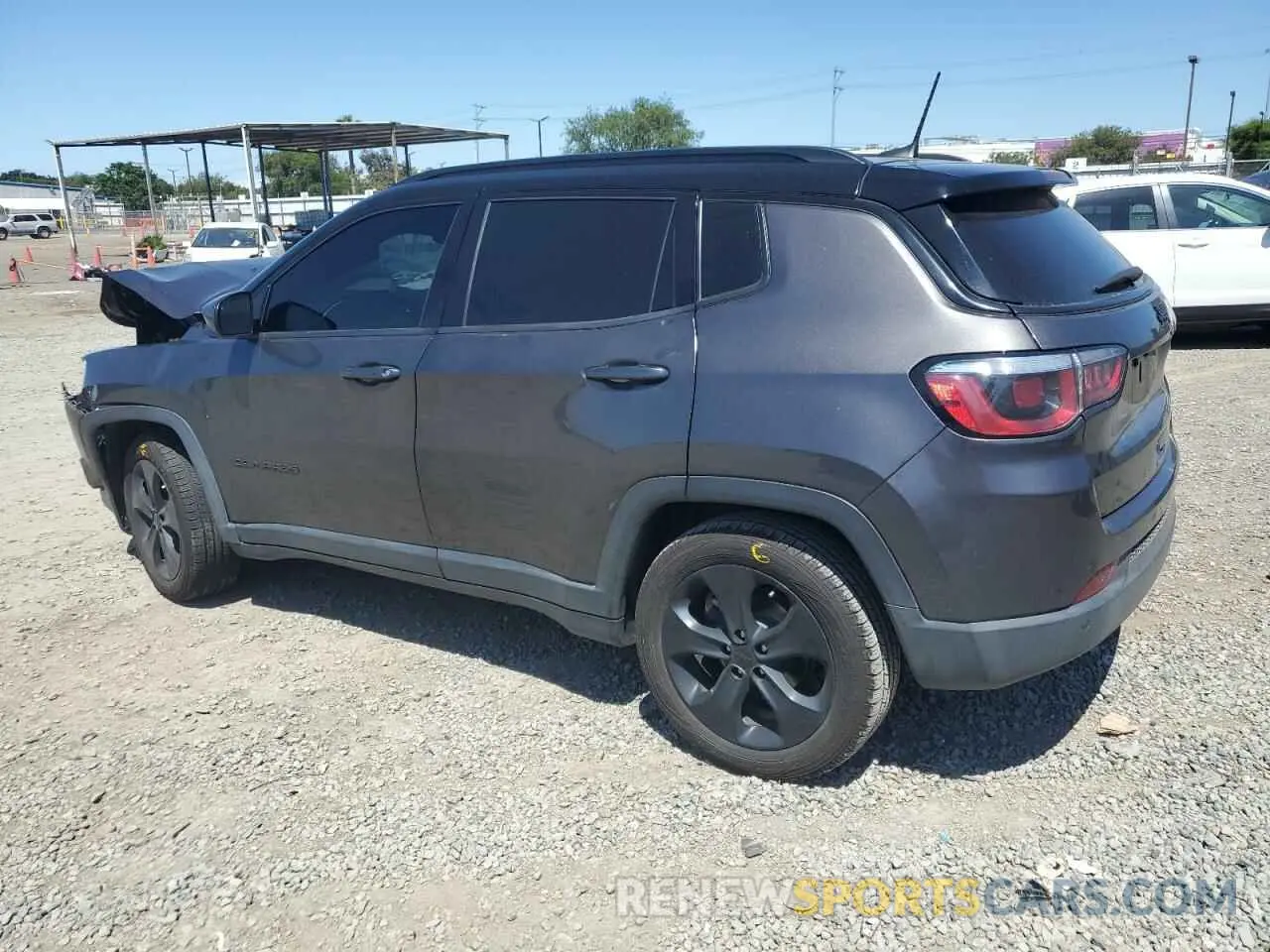 2 fotografías del automóvil dañado 3C4NJCBB4LT205864 JEEP COMPASS 2020