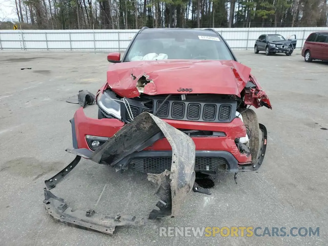 5 fotografías del automóvil dañado 3C4NJCBB5LT162409 JEEP COMPASS 2020