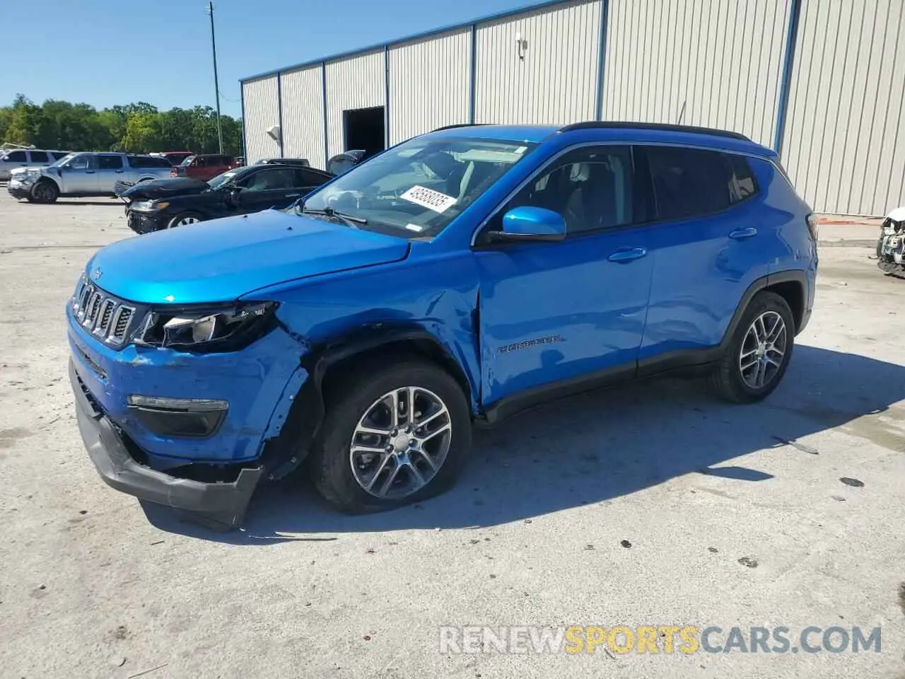 1 fotografías del automóvil dañado 3C4NJCBB7LT224733 JEEP COMPASS 2020