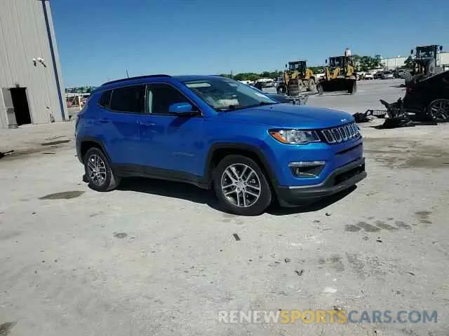 12 fotografías del automóvil dañado 3C4NJCBB7LT224733 JEEP COMPASS 2020