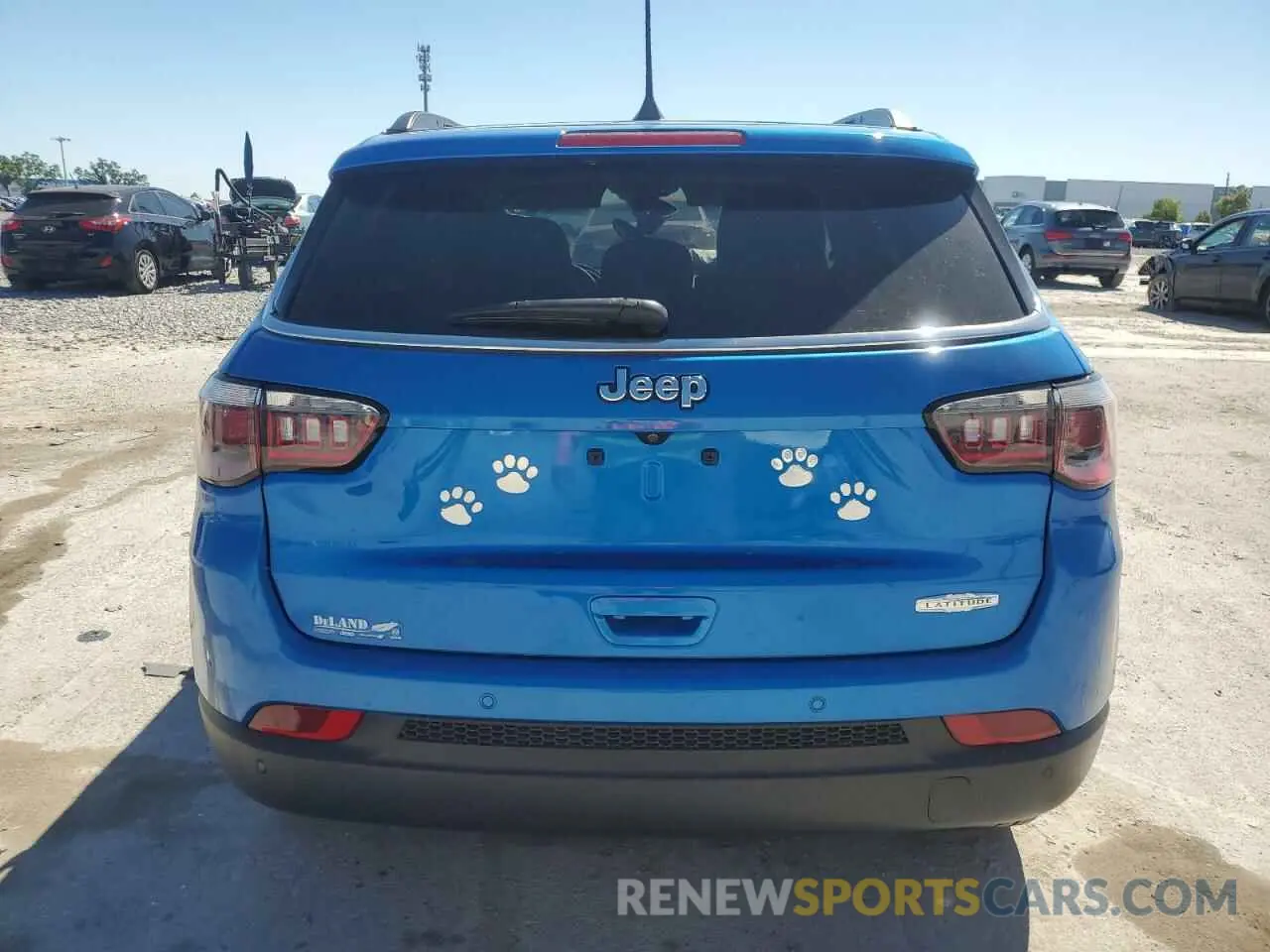 6 fotografías del automóvil dañado 3C4NJCBB7LT224733 JEEP COMPASS 2020