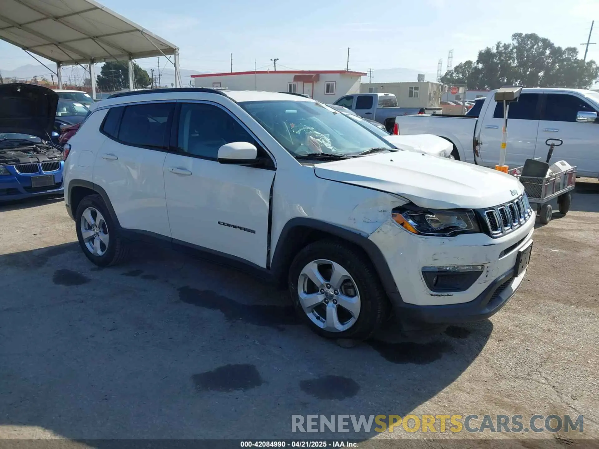 1 fotografías del automóvil dañado 3C4NJCBB8LT124978 JEEP COMPASS 2020