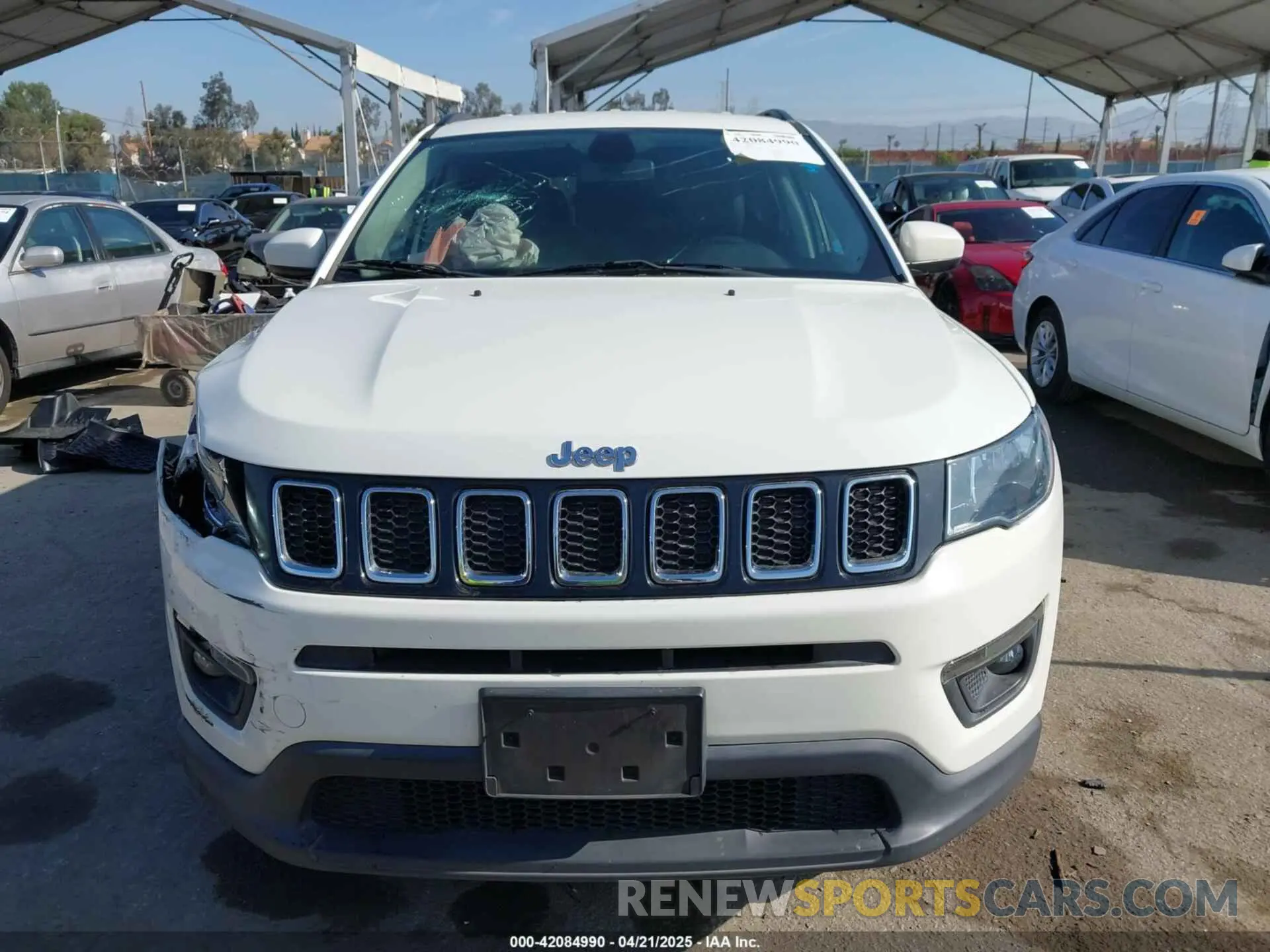 12 fotografías del automóvil dañado 3C4NJCBB8LT124978 JEEP COMPASS 2020
