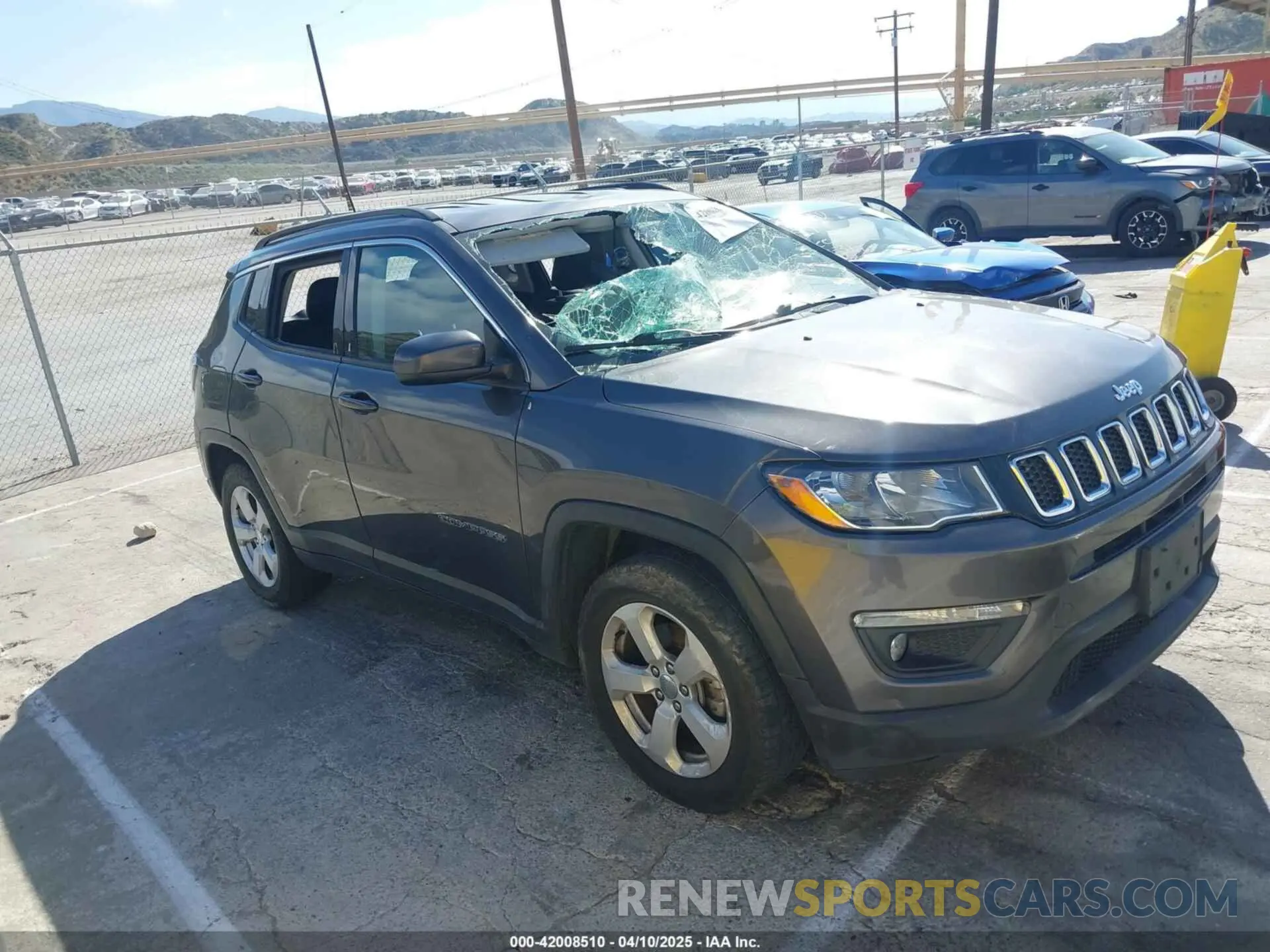 1 fotografías del automóvil dañado 3C4NJCBB8LT199034 JEEP COMPASS 2020
