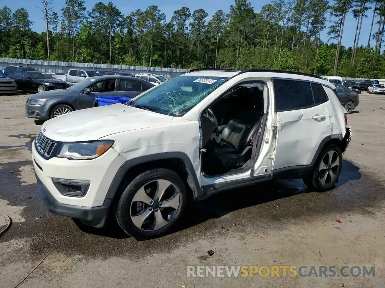 1 fotografías del automóvil dañado 3C4NJCBB8LT257269 JEEP COMPASS 2020