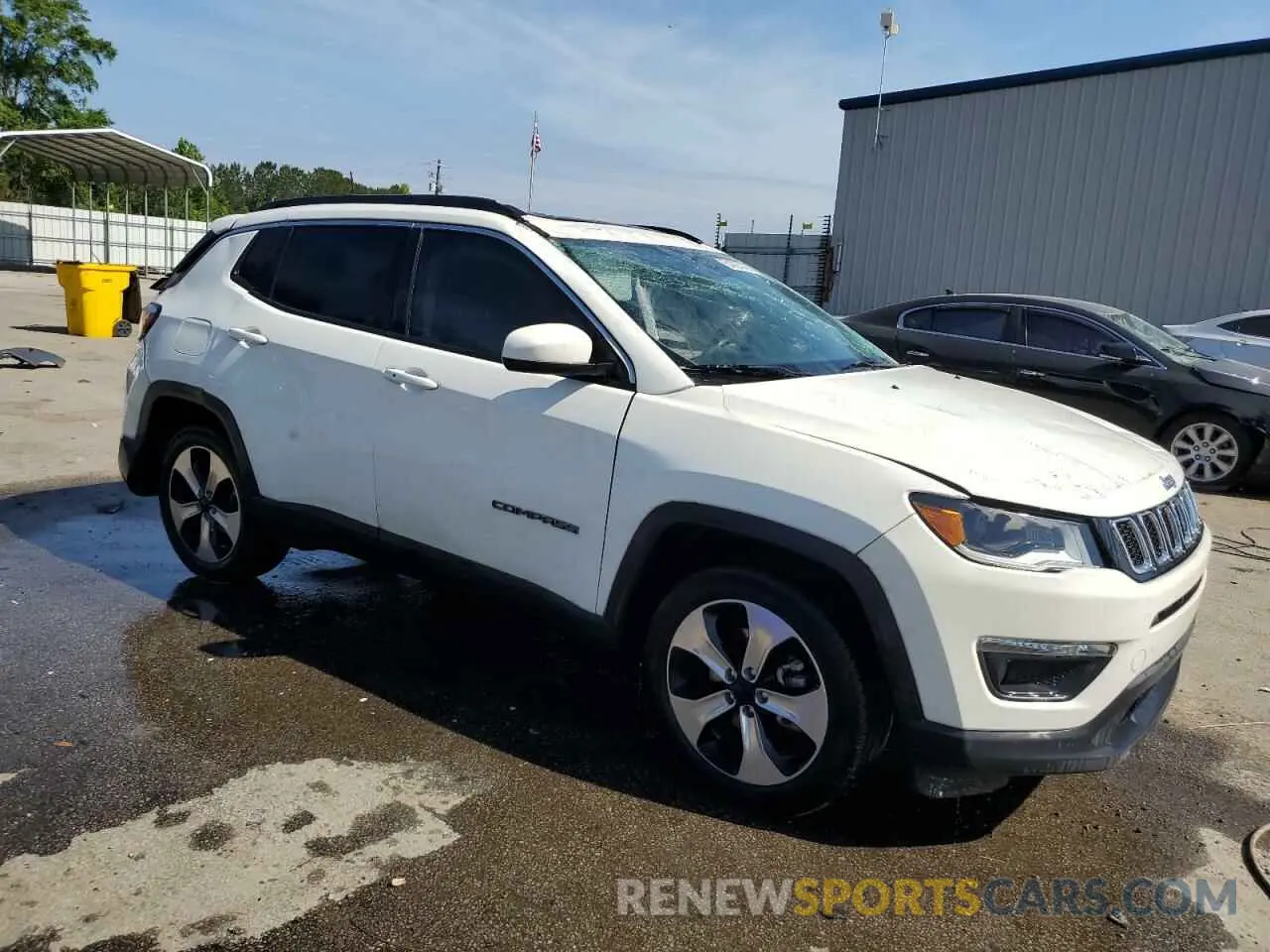 4 fotografías del automóvil dañado 3C4NJCBB8LT257269 JEEP COMPASS 2020