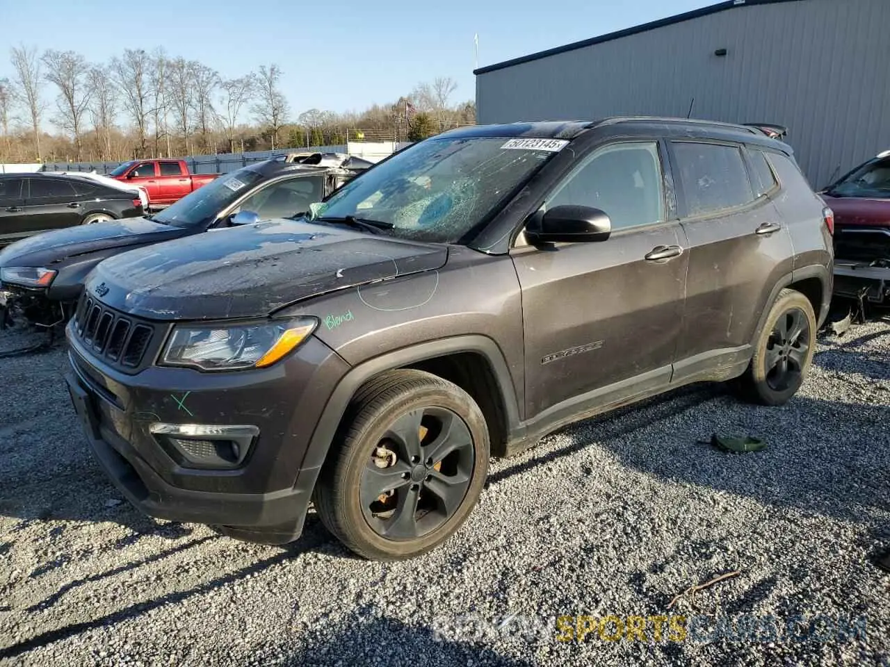 1 fotografías del automóvil dañado 3C4NJCBB9LT176748 JEEP COMPASS 2020