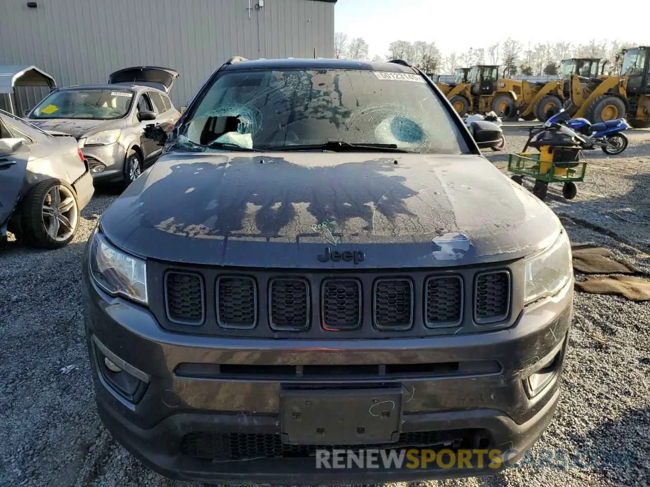 5 fotografías del automóvil dañado 3C4NJCBB9LT176748 JEEP COMPASS 2020